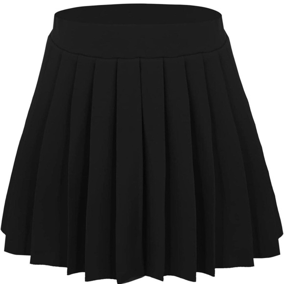 American Apparel Dresses & Skirts - y2k black pleated mini skirt